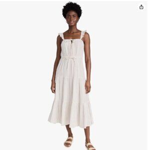 Z Supply tiered drawstring waist dress size S